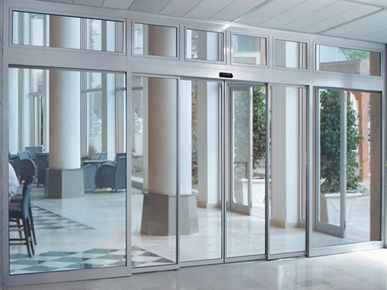 Ensemble de portes coulissantes automatique