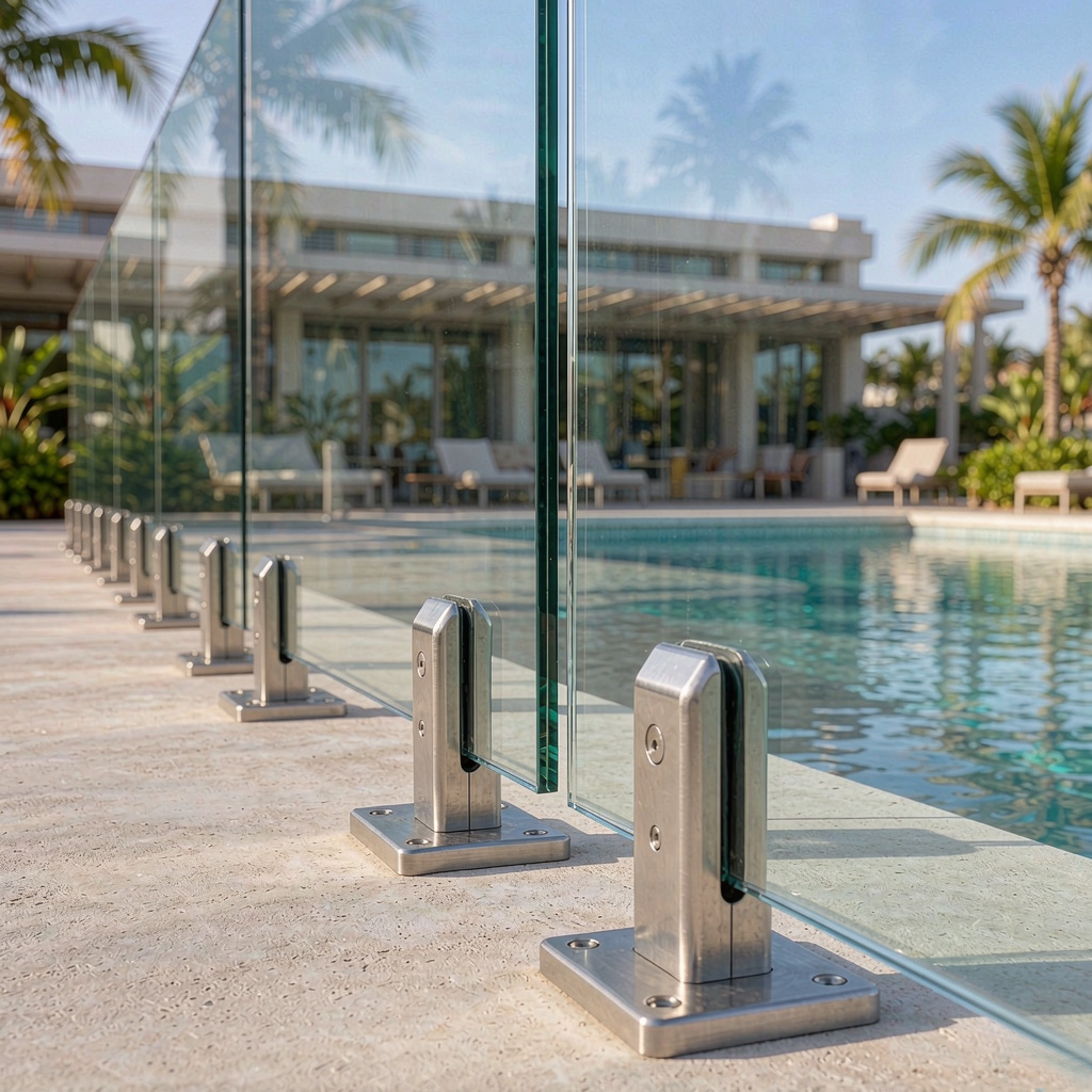 Top 5 des spécifications des robinets en verre pour clôture de piscine que les constructeurs de piscines commerciales doivent vérifier avant l'achat en gros